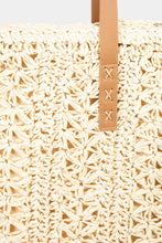 Load image into Gallery viewer, Straw Braided Tote Bag
