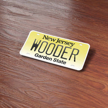 Load image into Gallery viewer, "Wooder" NJ License Plate Sticker