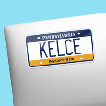 Load image into Gallery viewer, "Kelce" Pennsylvania License Plate Sticker