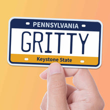 Load image into Gallery viewer, "Gritty" Philadelphia PA License Sticker