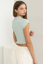 Load image into Gallery viewer, Lettuce Hem Crop Top