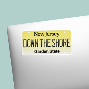 "Down the Shore" NJ Bumper Sticker