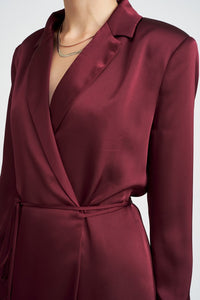 Satin Blazer Minidress - ONLINE EXCLUSIVE