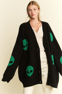 Area 51 Oversized Cardigan