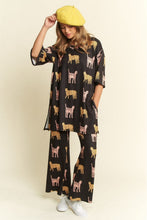 Load image into Gallery viewer, [Regular &amp; Plus Sizes] Urban Safari Oversized T-Shirt and Pant Set