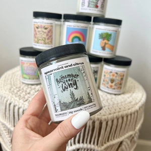 "Remember Your Why" Spearmint & Citrus -  Luxury Soy Candle