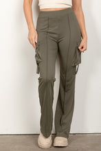 Load image into Gallery viewer, [Regular &amp; Plus Sizes] Olive Cargo Yoga Pants