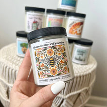 Load image into Gallery viewer, &quot;Bee Happy&quot; Chamomile and Jasmine -  Luxury Soy Candle
