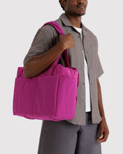 Load image into Gallery viewer, BAGGU Small Cloud Carry-On Zippered Tote Bag