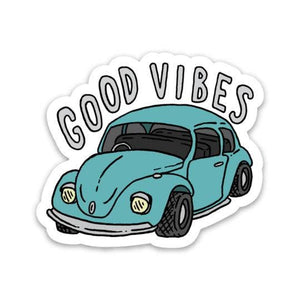 "Good Vibes" Punch Buggie Car Sticker