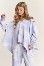 Load image into Gallery viewer, Lavender Cloud Oversized V-Neck Top