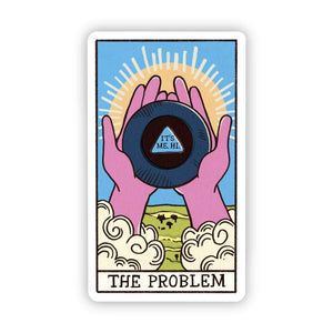 "The Problem" Tarot Card Sticker