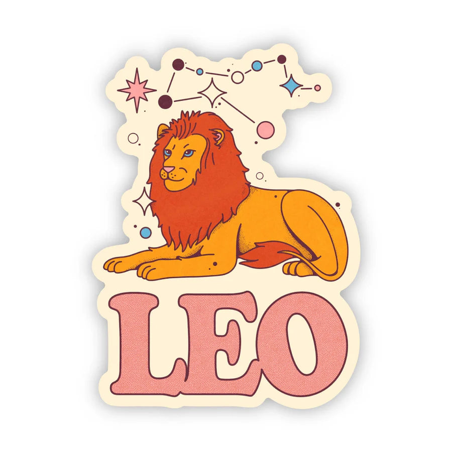 Leo Astrology Sign Sticker