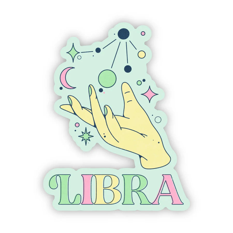 Libra Astrology Sign Sticker