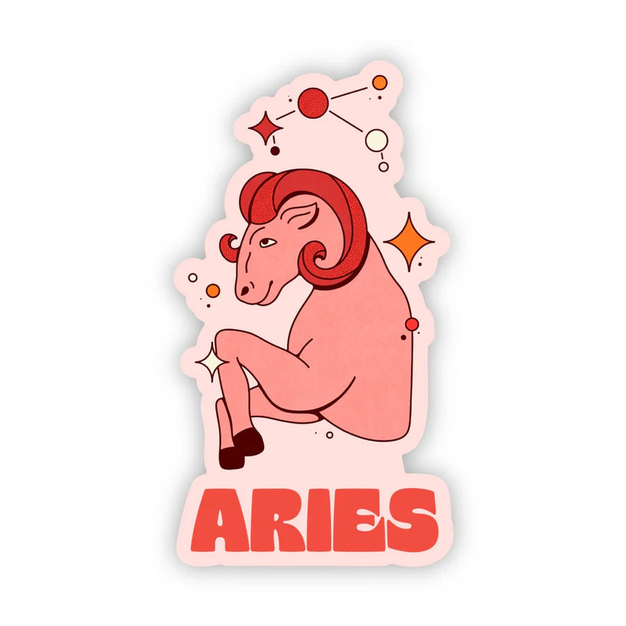 Aries Astrology Sign Sticker