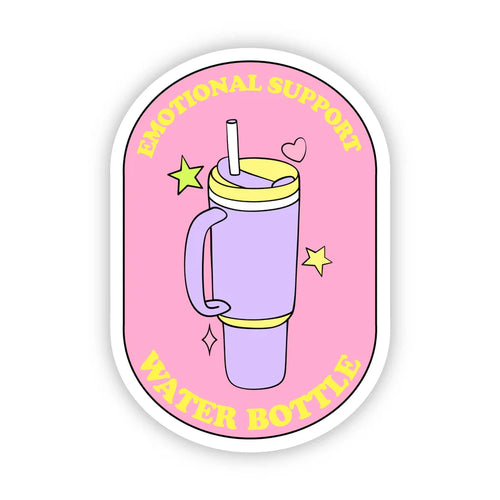 Emotional Support Water Bottle Sticker