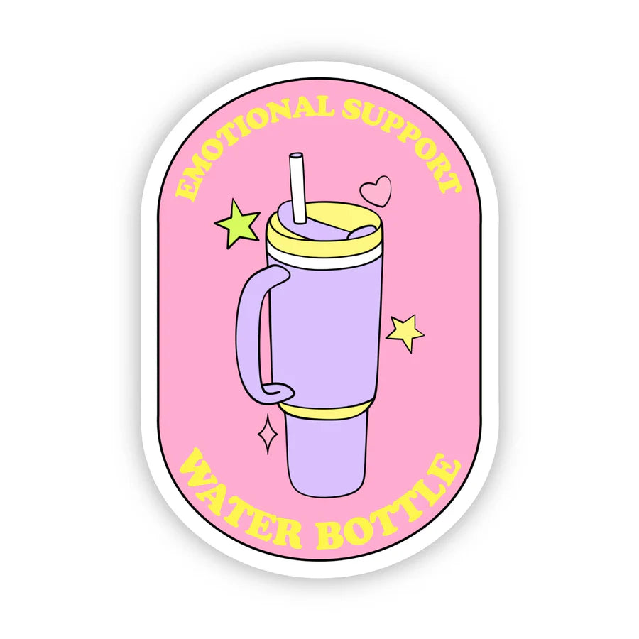 Emotional Support Water Bottle Sticker