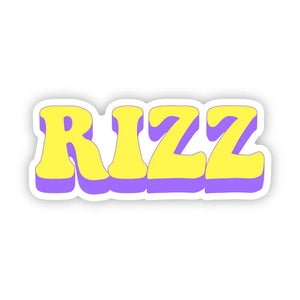 Rizz Yellow Sticker