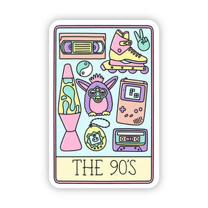 "The 90's" Tarot Sticker