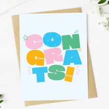 Load image into Gallery viewer, &quot;CONGRATS!&quot; Greeting Card