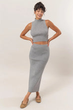 Load image into Gallery viewer, Ribbed Knit Midi Skirt