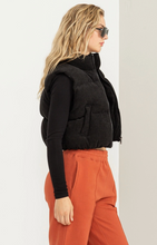 Load image into Gallery viewer, Corduroy Puffer Vest