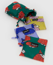 Load image into Gallery viewer, Standard Baggu - Set of 3 - Puffer Snoopy