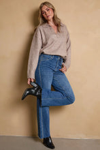 Load image into Gallery viewer, Studded Wide Leg Jeans