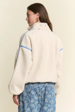 Load image into Gallery viewer, Floral Print Sherpa Pullover