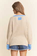 Load image into Gallery viewer, Ribbed Button Down Two-Tone Cardigan