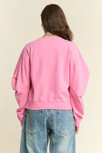 Load image into Gallery viewer, Pink Drop Shoulder Sequin Nutcracker Sweatshirt