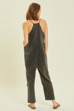 Load image into Gallery viewer, Mineral-Washed Oversized Jumpsuit with Pockets