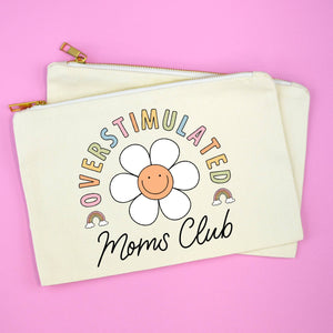 Overstimulated Mom's Club Canvas Pouch