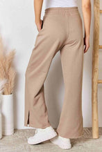 Load image into Gallery viewer, Wide Waistband Slit Wide Leg Pants