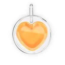 Load image into Gallery viewer, Heart Double Walled Glass Tea Mug