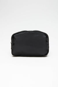 Water-Resistant Belt Bag in Black