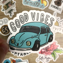 Load image into Gallery viewer, &quot;Good Vibes&quot; Punch Buggie Car Sticker