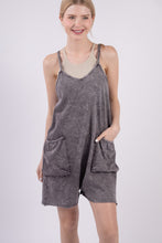 Load image into Gallery viewer, Sleeveless Washed Romper