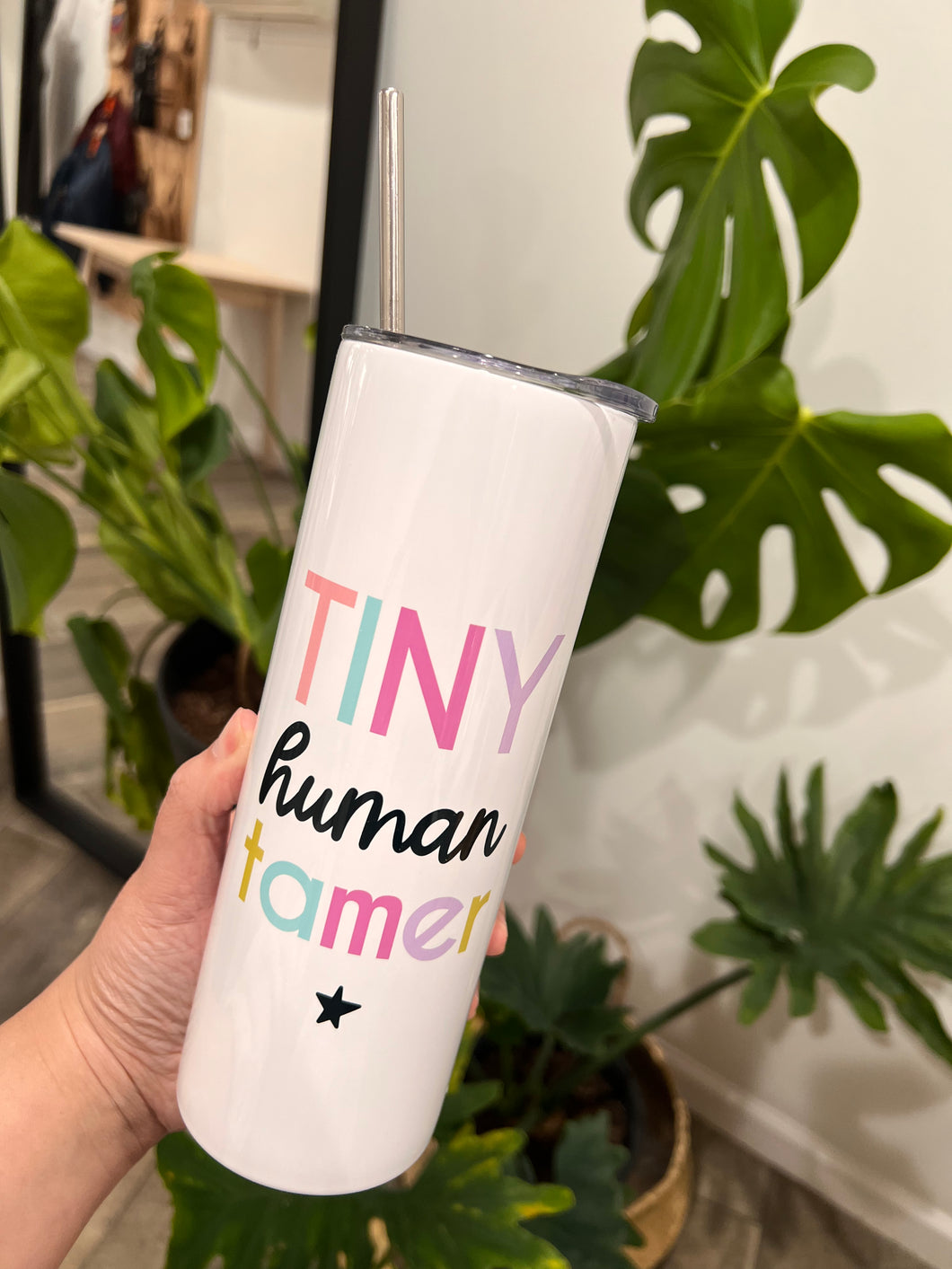 Tiny Human Tamer Insulated 20 oz Teacher Travel Cup