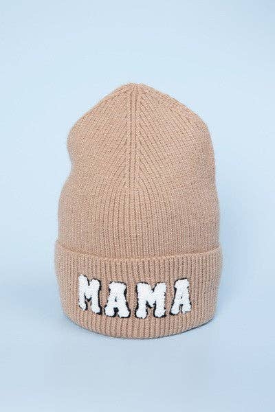 Mama Beanie Hat in Clay