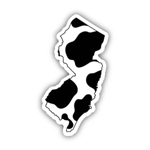 New Jersey Cow Pattern Sticker