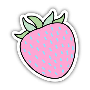 Multicolor Strawberry Aesthetic Sticker