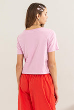 Load image into Gallery viewer, Round Neck Cropped T-Shirt