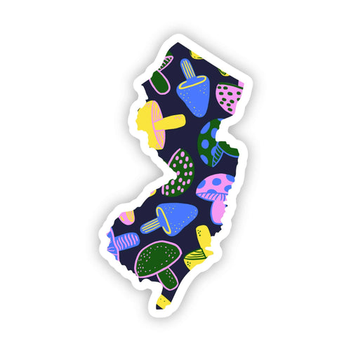 New Jersey Shroom Sticker