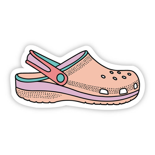 Croc Multi Color Aesthetic Sticker