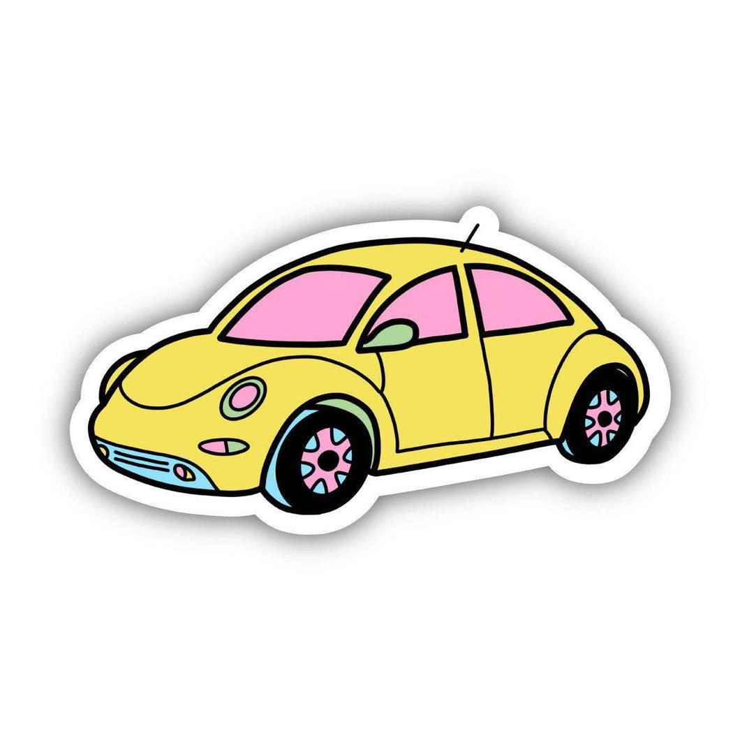 Multicolor Bug Car Aesthetic Sticker